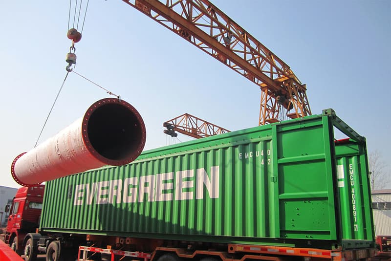 5T吊臂起重機(jī)運往俄羅斯